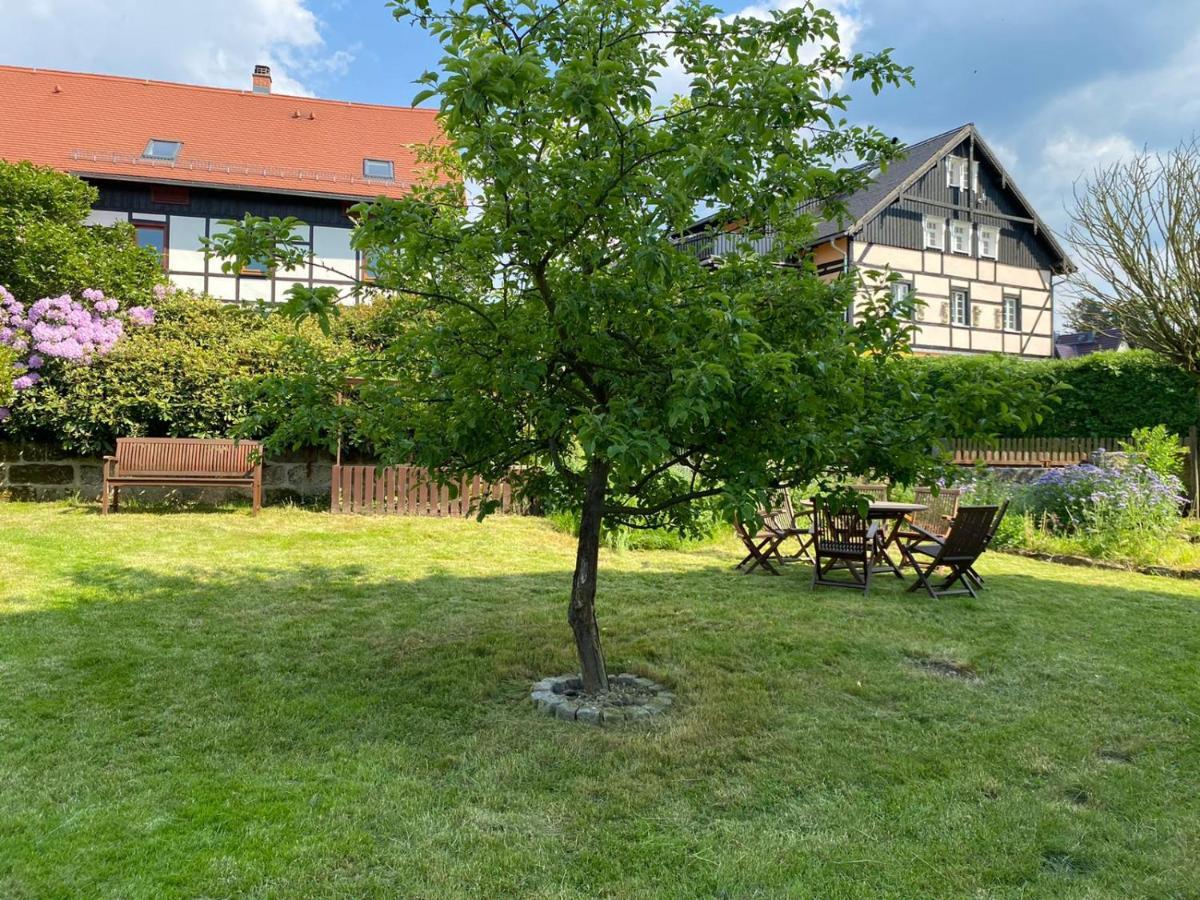 Urlaubsfreude Biedermann Haus Gluecksstein Ferienwohnung Smaragd Bad Schandau Exteriör bild